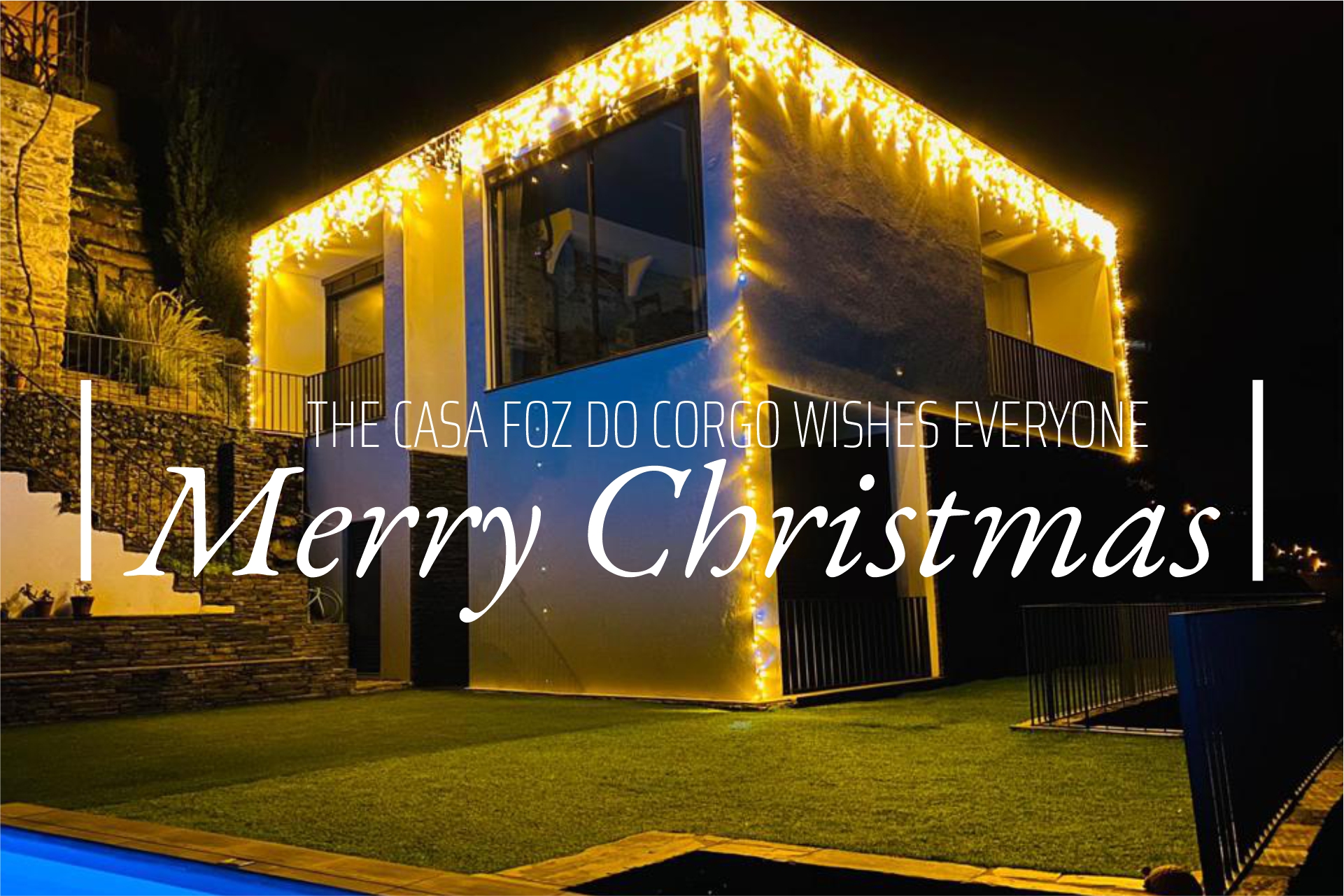 Our Casa Foz do Corgo always with lights!