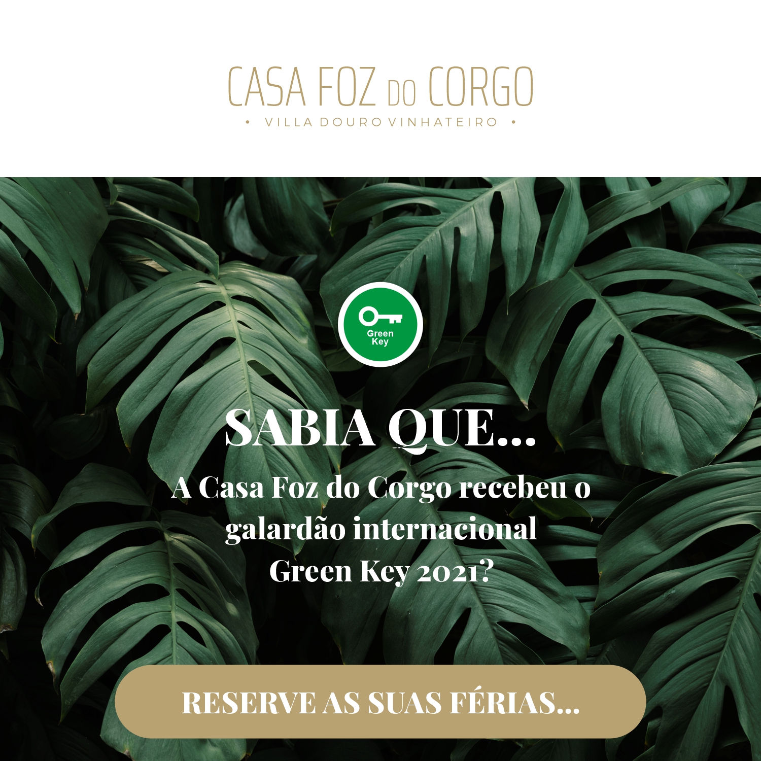 Prémio Green Key 2021